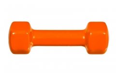 Гантель обрезиненная, оранжевая 1,5 кг SF 0534