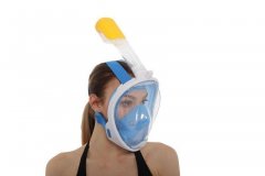 Полнолицевая маска для снорклинга, голубая S/M SF 0369