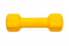 Гантель неопреновая, 1 кг, желтая SF 0540