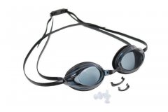 Очки для плавания серия "Спорт" черные, цвет линзы - серый SF 0396