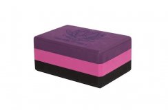 Блок для йоги трехцветный премиум в коробке, арт. FT-3DBLOCK