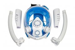 Полнолицевая маска для снорклинга с двумя трубками, S/M SF 0553
