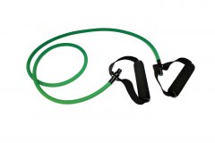 Эспандер трубчатый с ручками нагрузка до 11 кг, зеленый